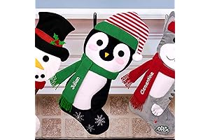 DIBSIES Personalized Cozy Companions Christmas Stocking - Penguin