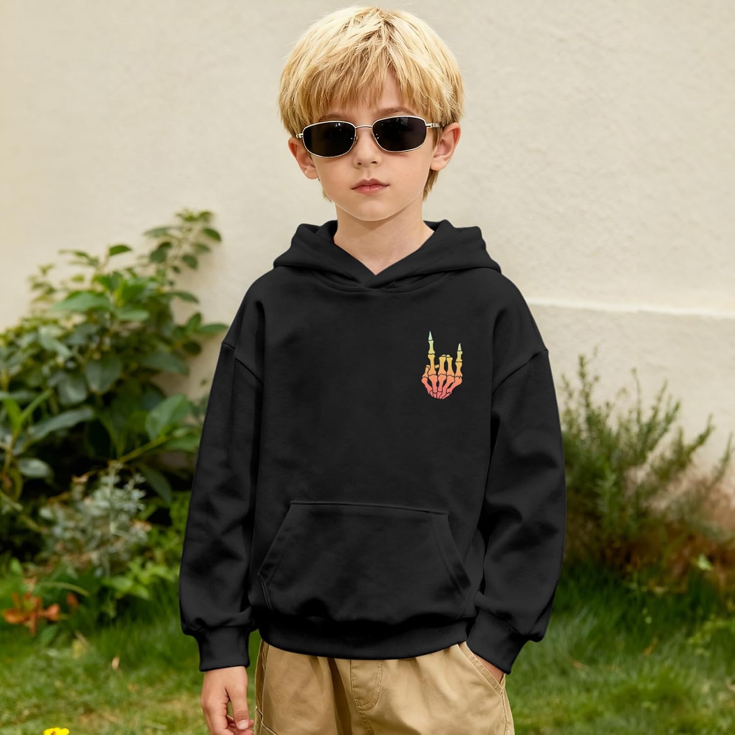 Graphic Hoodies Letter Print Sweatshirt for Boy On My Moms Last Nerve Hoodie Kids Funny Pullover Cool Sweatshirts