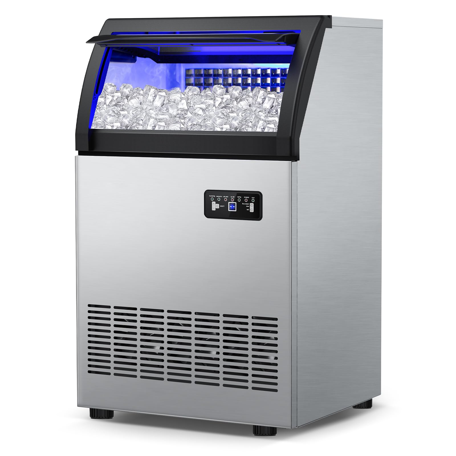 Buy Commercial Ice Maker Machine 200LBS/24H with 55LBS Ice Capacity Bin