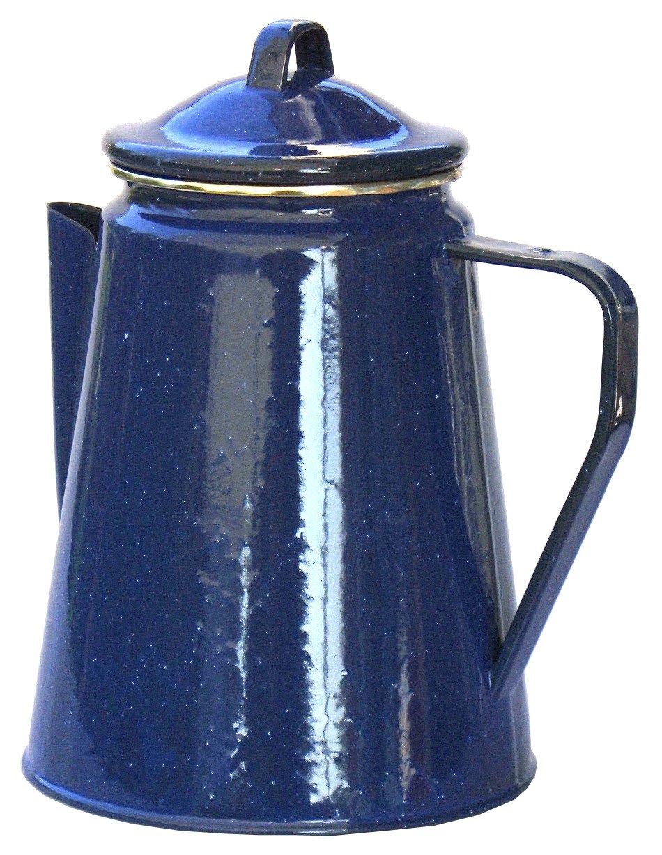 Origin Outdoors Emaille Kaffeekanne Blau 1.8 L