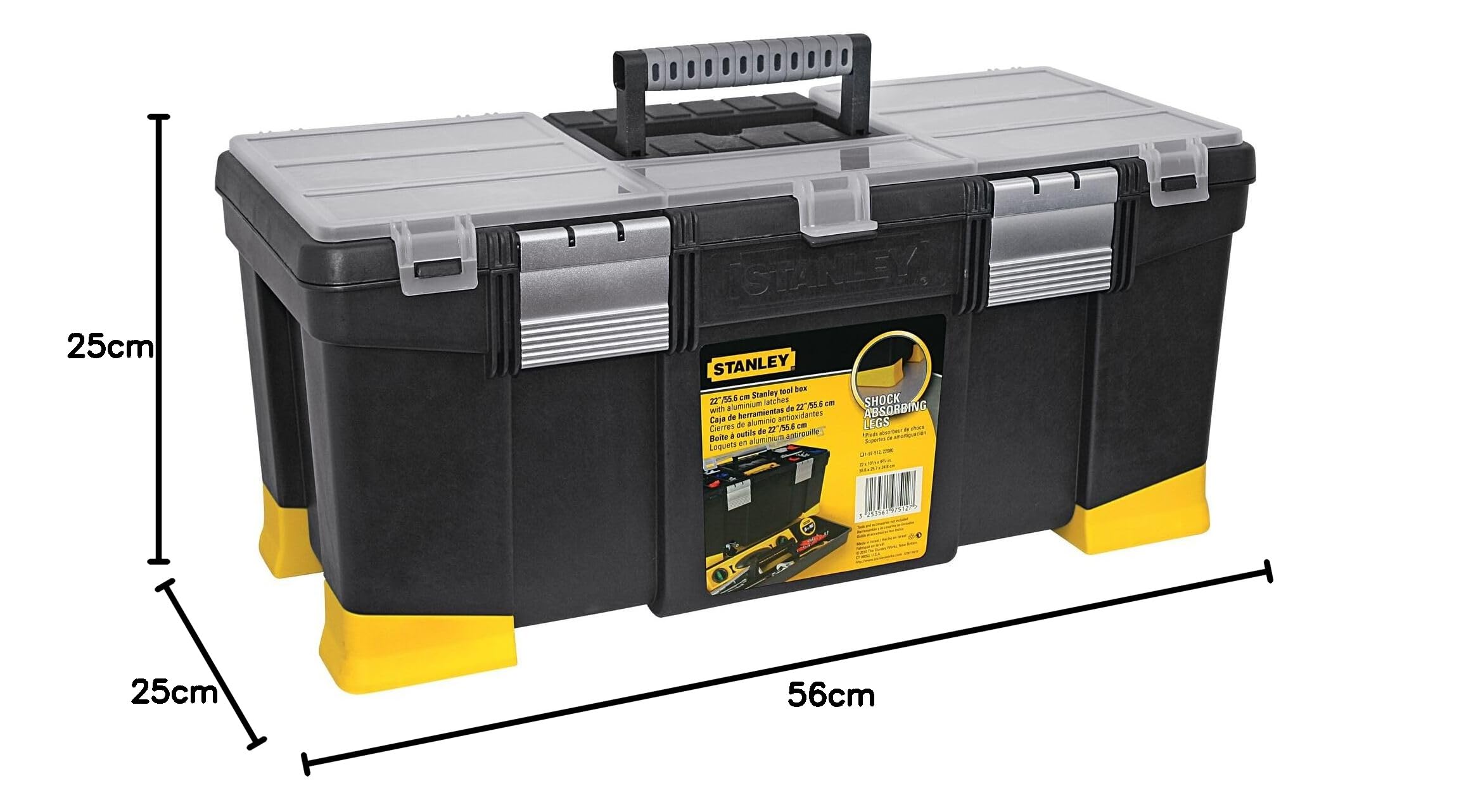 KIT SINGLE COMPLETE BOX（KIT SINGLE全27種） Stanley Caixa de Ferramentas 22 Pol, Caixa Fabricada em