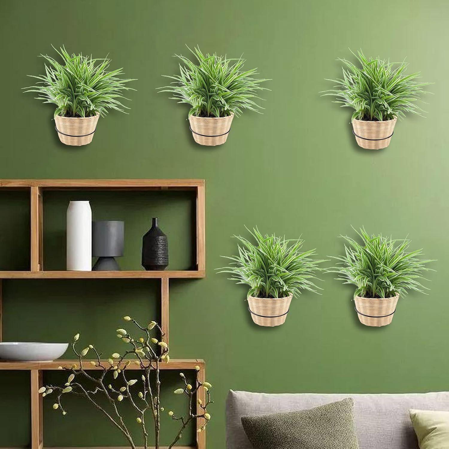 Blumentopfhalter zur Wandmontage, Eisenstütze für Haus, Garten, 6-teiliges Set, 15,2 cm Topfaufhänger für Balkon, Pflanzgefäß-Aufbewahrungslösung