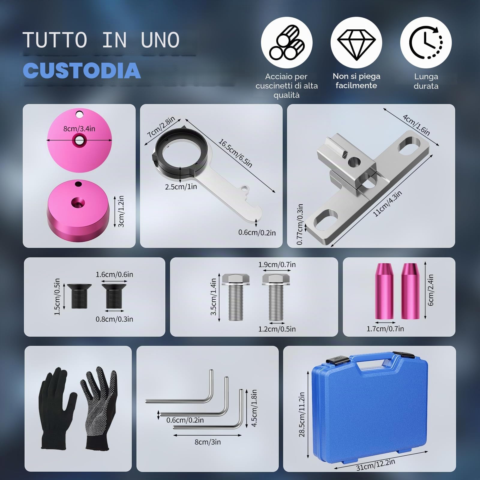 Strumento di sincronizzazione per Ford 2.0 Ecoblue TDCi Diesel, Kit di regolazione, blocco albero a camme, blocco benzina