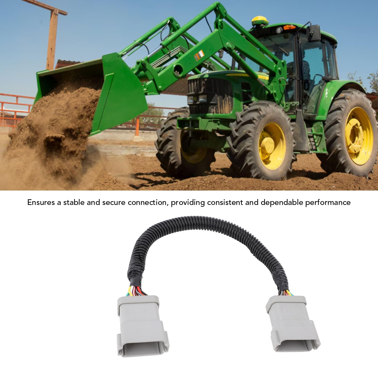Yctze Faisceau de Câbles de Changement de Genre, Câble de Changement de Genre Pfp10470 de Remplacement pour Récepteur GPS Greenstar avec Conception Plug and Play pour équipement Agricole