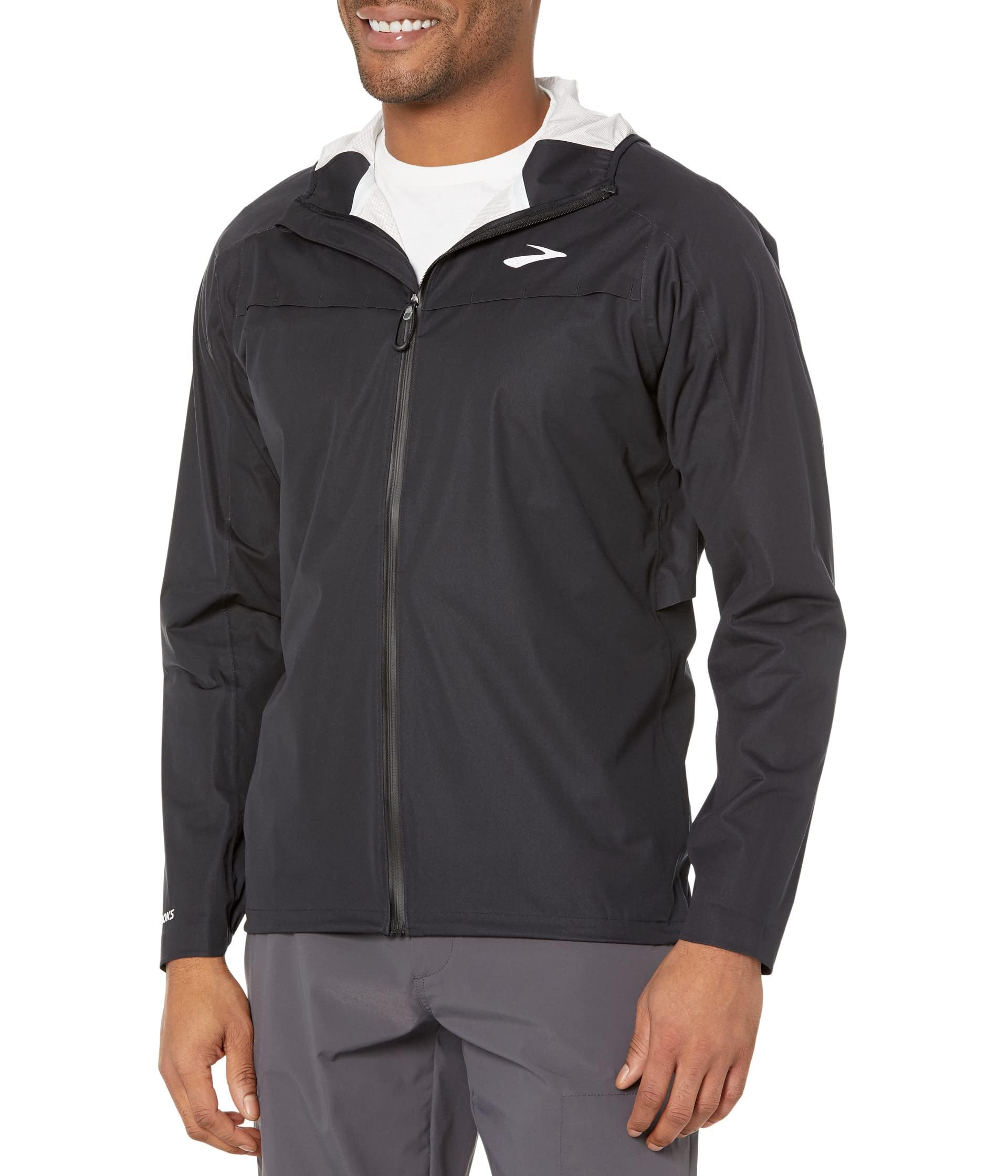 BROOKS 211448001 High Point Waterproof Jacket Jacket Men's Black Size 30