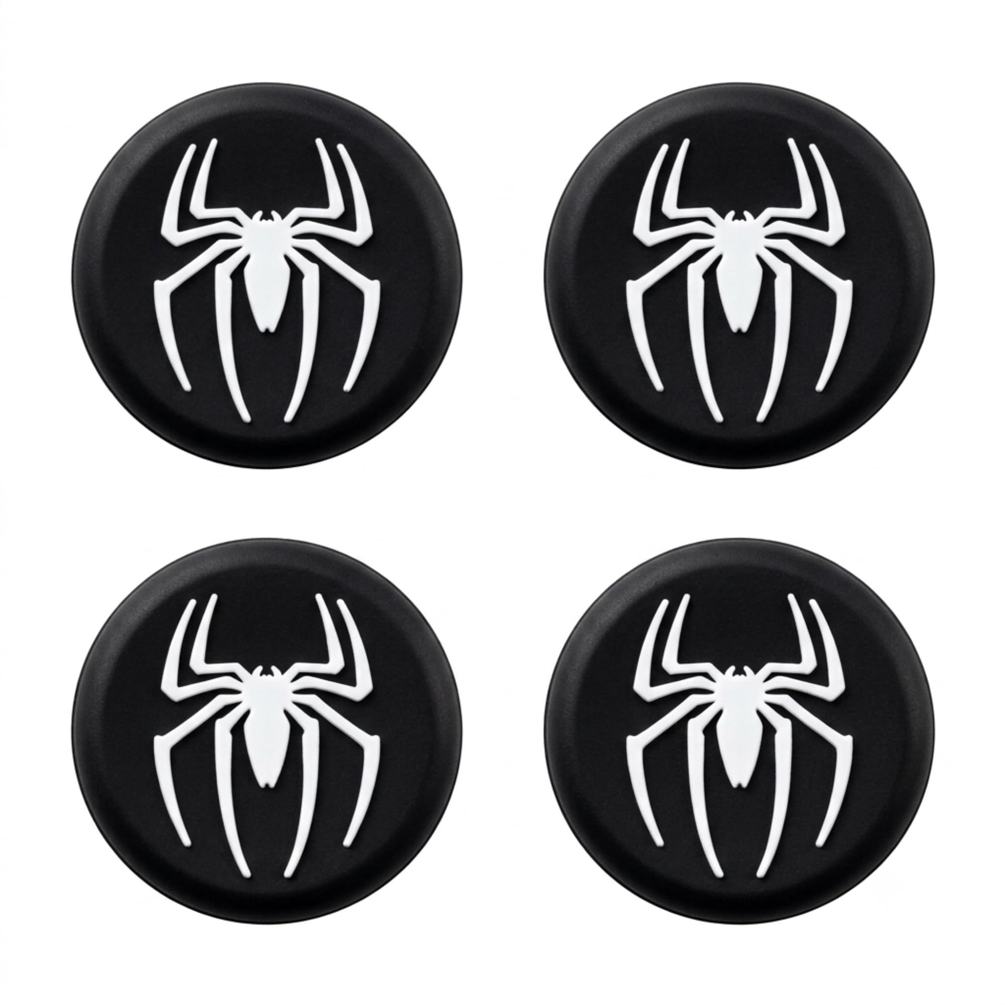 Silicone Joycon Thumb Grip Caps, Analog Joystick Caps Compatible with Xbox/One/ 360, PS3/PS4/PS5 (Joystick Controller and Game Controller not Included) - Spider-image-24