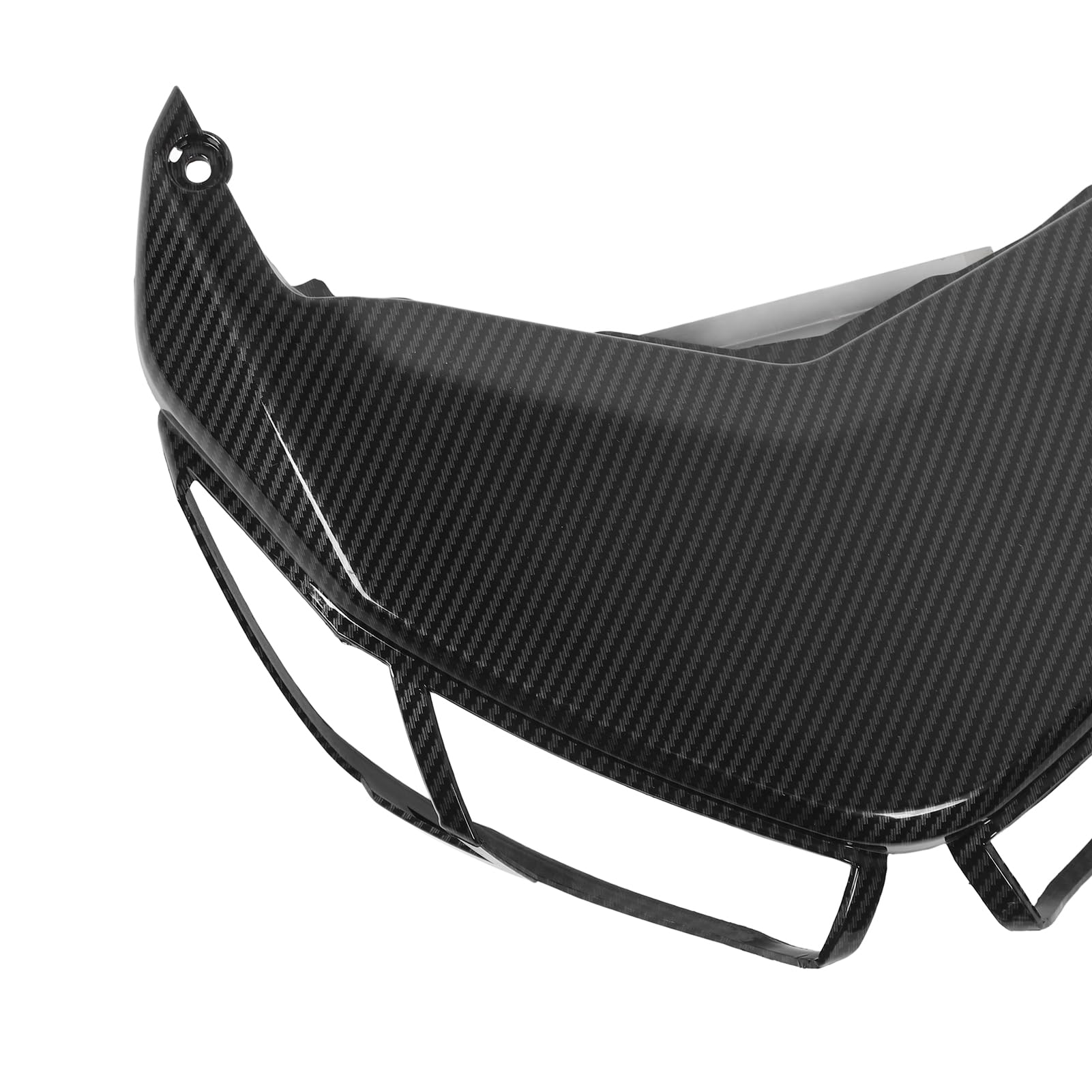 Cubierta de Luz Trasera Estilo Fibra de Carbono para NMAX 125155 2020-2024, Diseño Elegante y ABS Duradero, Fácil Instalación con Tornillos Originales Fijos