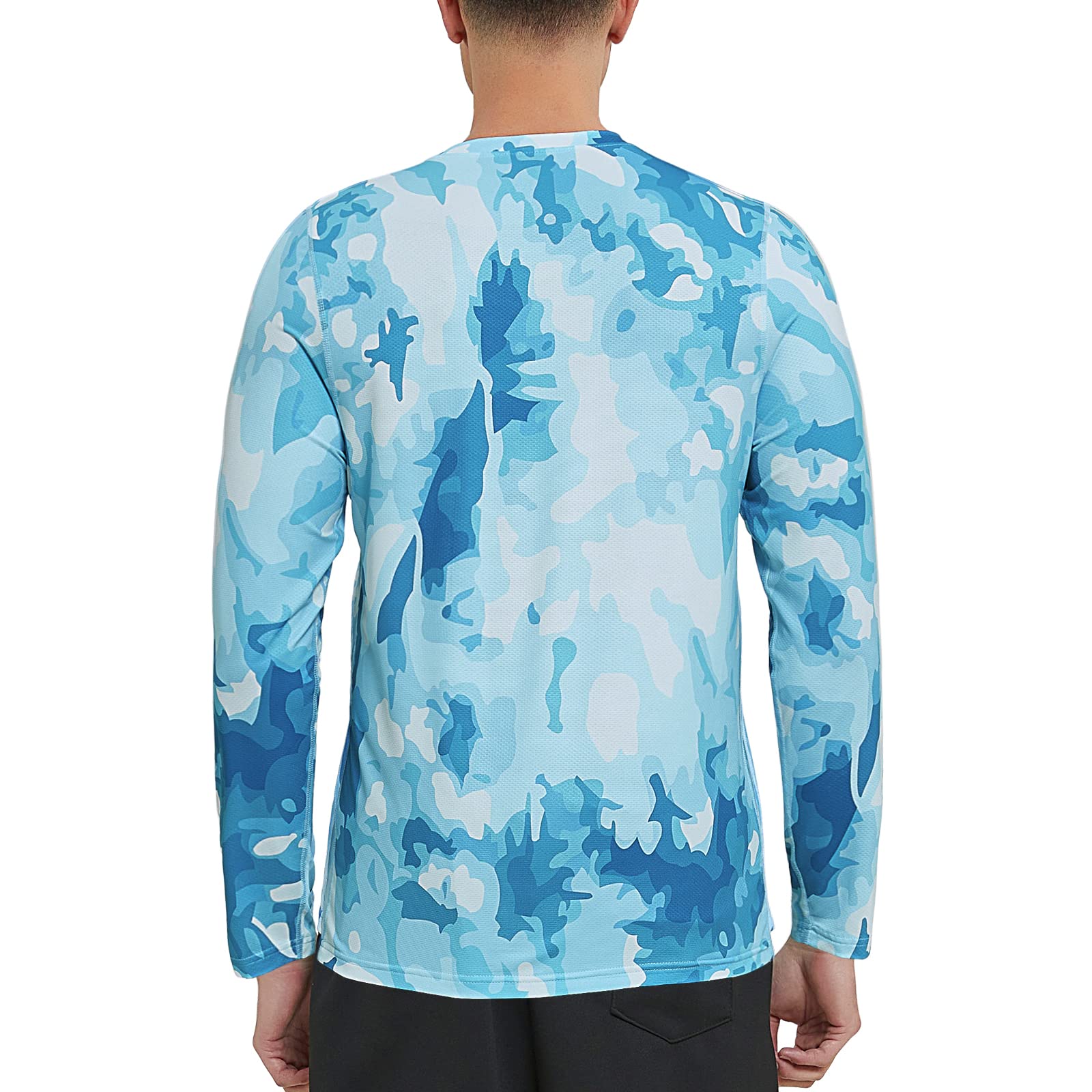 MEETWEE Maglia a Maniche Lunghe per Protezione Solare UPF 50+ Rash Guard da Uomo, Perfetta per Surf, Corsa e Nuoto Asciugatura Rapida e Protezione Solare per Il Top