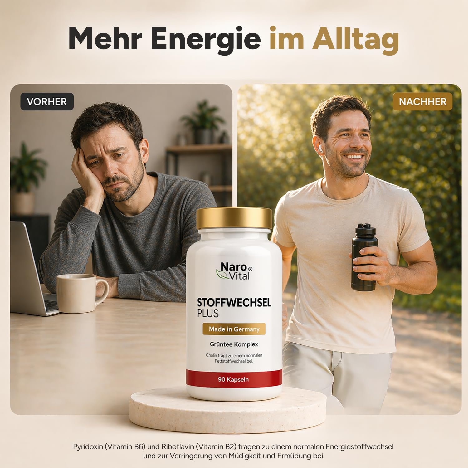 Stoffwechsel Beschleunigen Abnehmen Komplex - Hochdosiert mit Grüntee, Grüner Kaffee, Bittermelone, Guarana, Cholin und Ingwer - 90 vegane Stoffwechsel Kapseln - Tabletten Diät Unterstützung