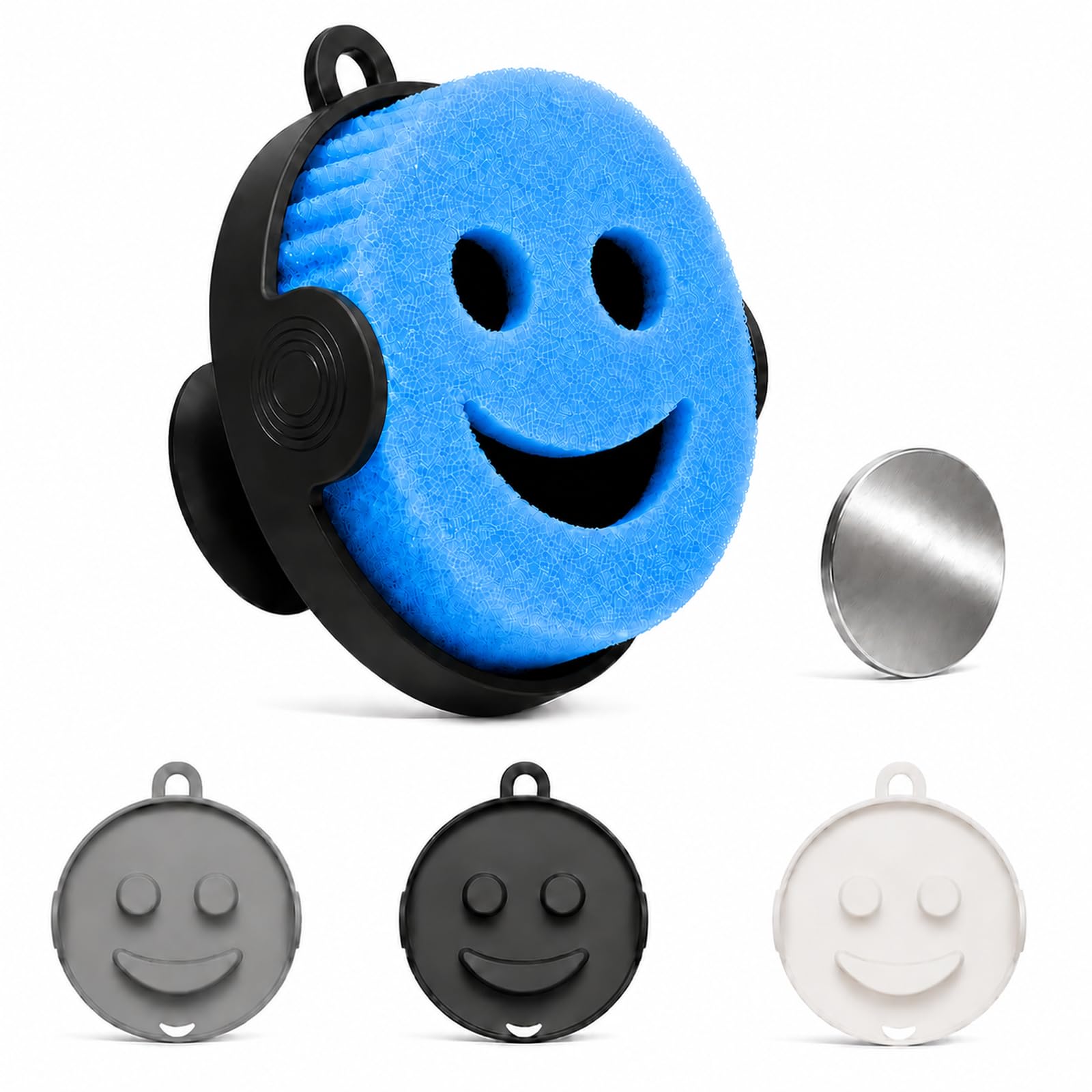 Photo 1 of MonyaGrip Magnetic Sponge Holder - Black