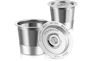 Reusable K Cups Coffee Pods for Keurig, Stainless Steel Refillable K-Cup Coffee Filters