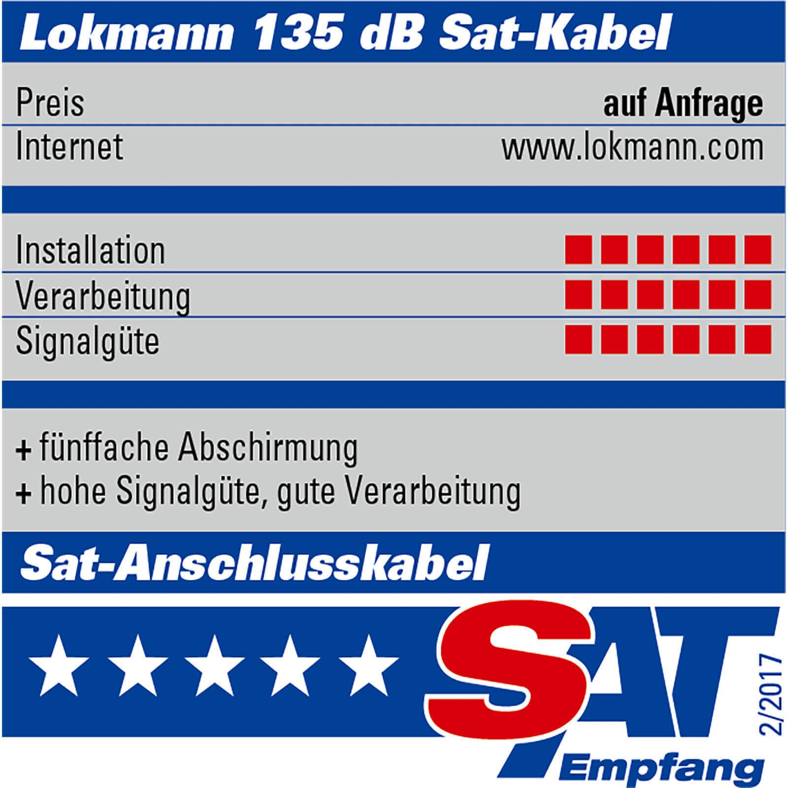 Cavo Coassiale SAT HQ-135 Pro 10m - Per DVB-S/S2, DVB-C, DVB-T, Con Connettori F Oro - Foto 2