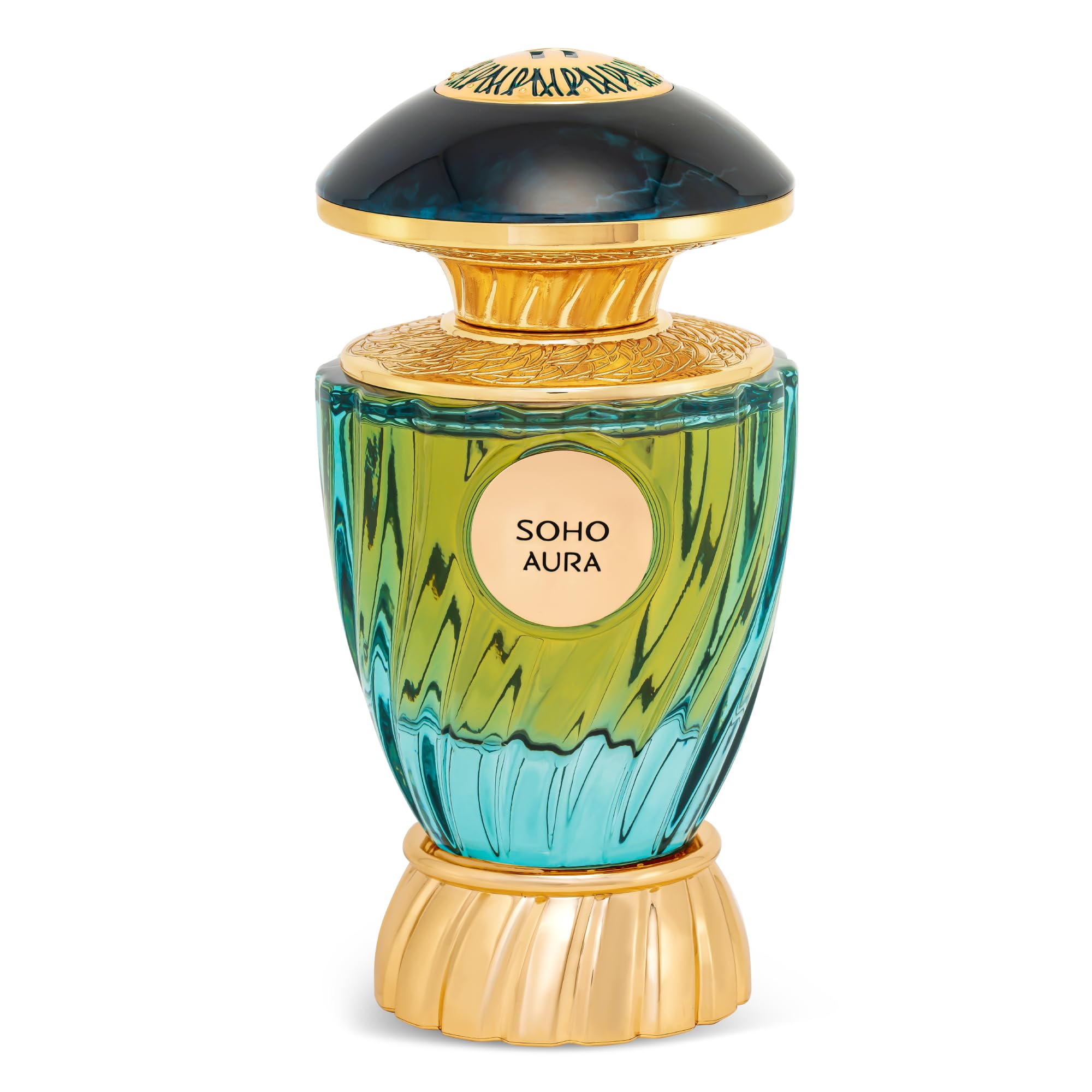 Orientica Nayaat Soho Aura Eau de Parfum 100 ml – Profumo Arabo da Donna con Note Fruttate, Floreali e Dolci, Calendula, Mandarino, Litchi, Gelsomino, Mughetto, Praliné, Muschio, Ambra Grigia e Pesca