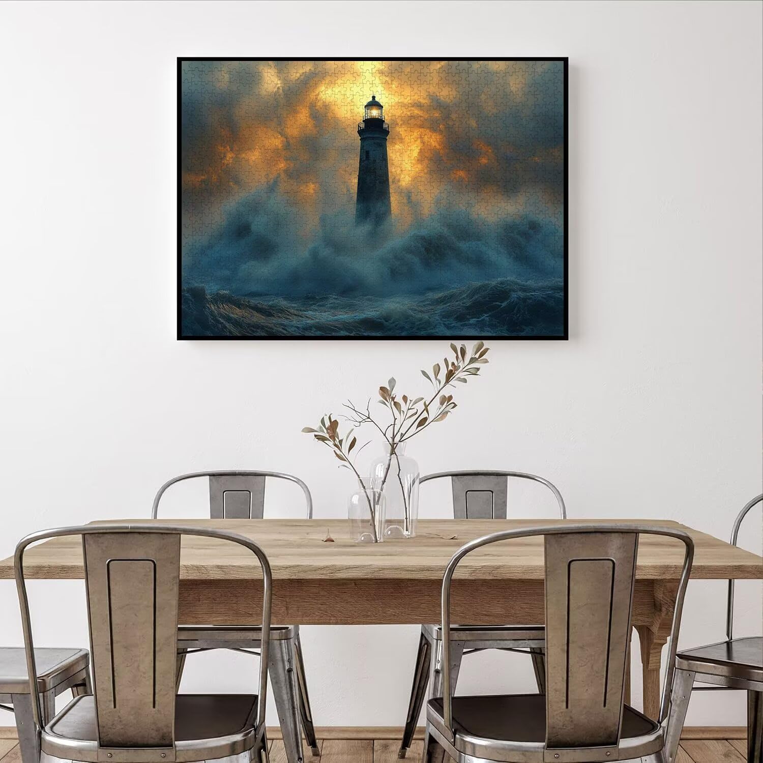 Puzzle 5000 Pezzi ondate Puzzle Adulti, Gioco Educativo, n-225 | Jigsaw Puzzles Faro, Impossibile Difficile Sfida, Classici Gioco Familiare, Giochi Divertenti, Idee Regalo