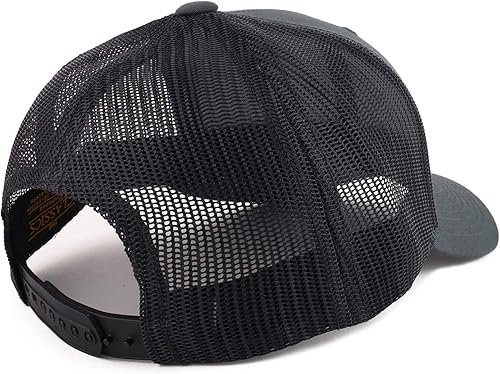 Miniatura 2 de Trendy Apparel Shop New Jersey NJ Old English 6 Panel Trucker Mesh Cap