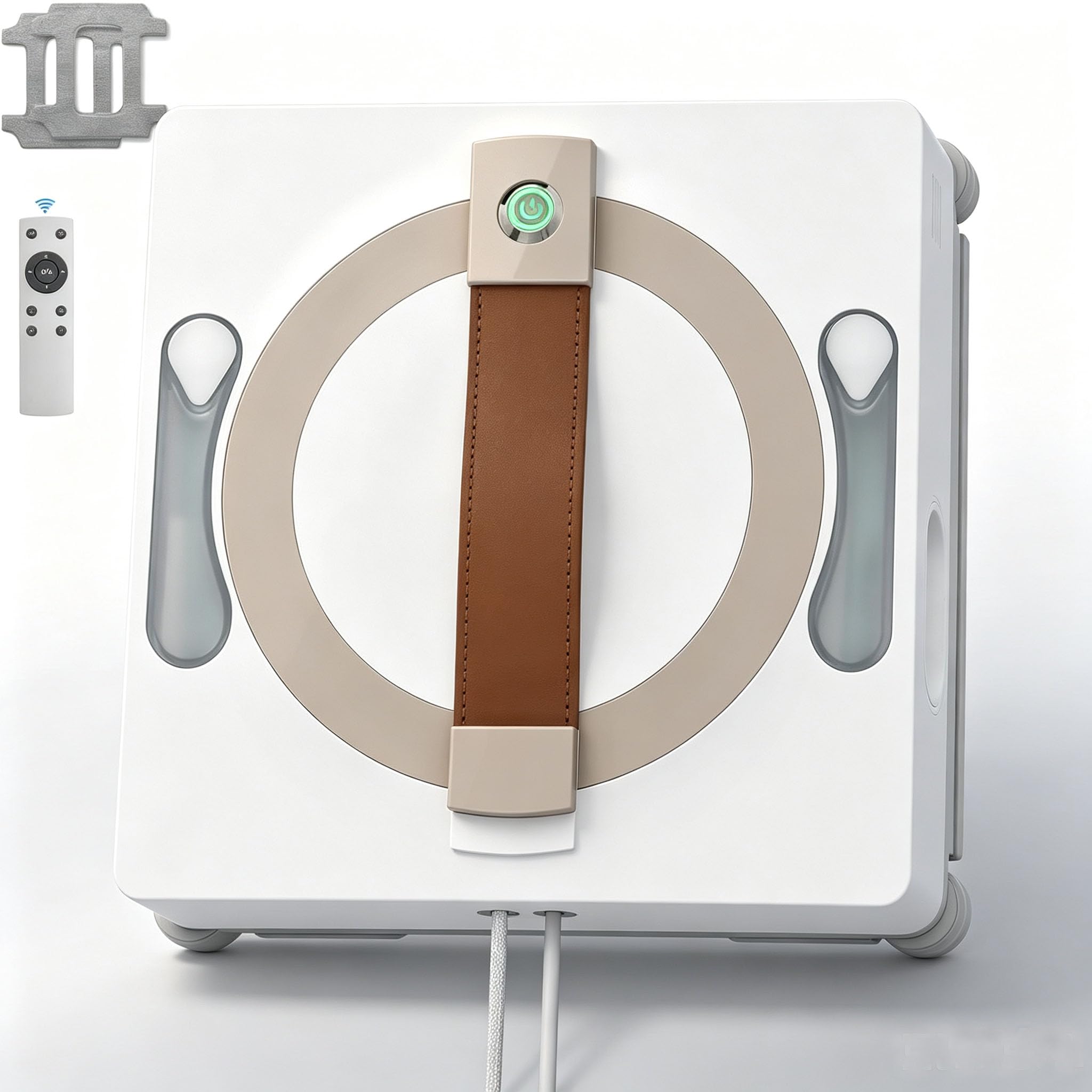 Fullwatt Fensterputzroboter 8kPa, Fensterreiniger kabellos Kantenreinigung