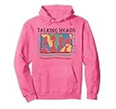 Talking Heads Yellow Retro Graphic Pullover Hoodie