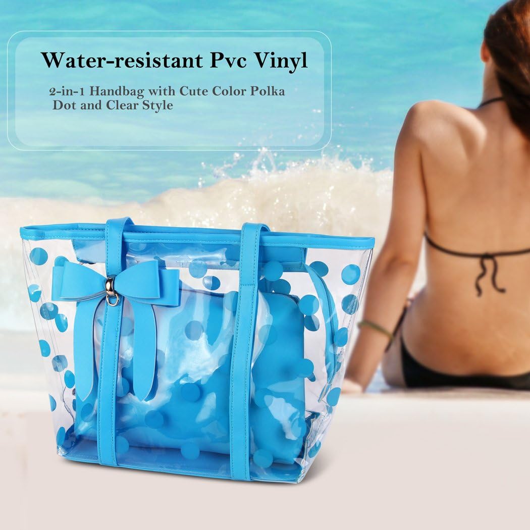 Women's Clear Tote Bags Multi-Use Shoulder bag Handbag Beach bag Shopping Bag | Multi-Use, Beach bag, Shopping Bag