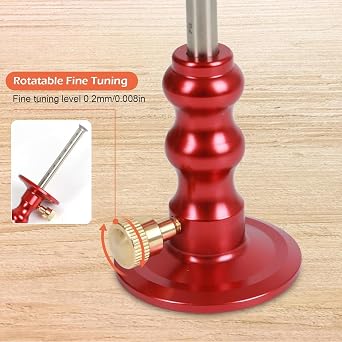Wheel Marking Gauge, Woodworking Scriber Mortise Gauges Carpentry Line Drawing Scribing Tools Fine DIY Portable Marking Gauges Ruler for Soft Wood/Hard Wood