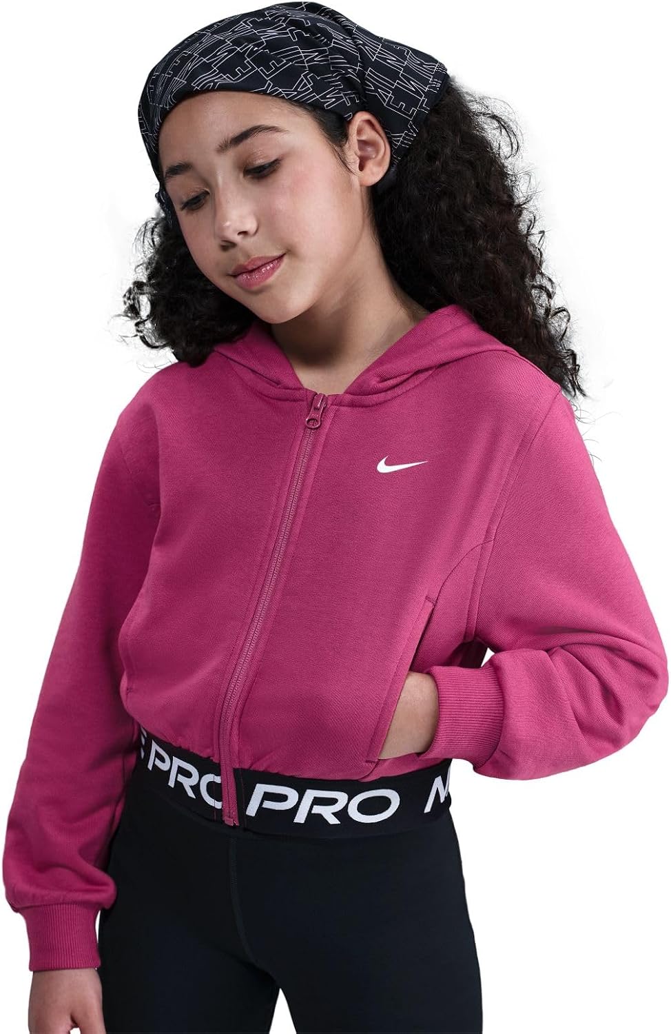 Nike Kids' Pro Fleece Dri-fit™ Full-zip Hoodie (Little Kid/Big Kid)