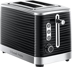 Russell Hobbs Inspire 2 Slice Toaster (Extra wide slots, High lift feature, 6 Browning levels, Frozen/Cancel/Reheat functi…