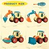 Take Apart Toy Construction Truck, STEM Learning Engineering Building Kit for Kids Ages 3-7, 4 in 1 DIY Truck Set with Tool for Kids Children