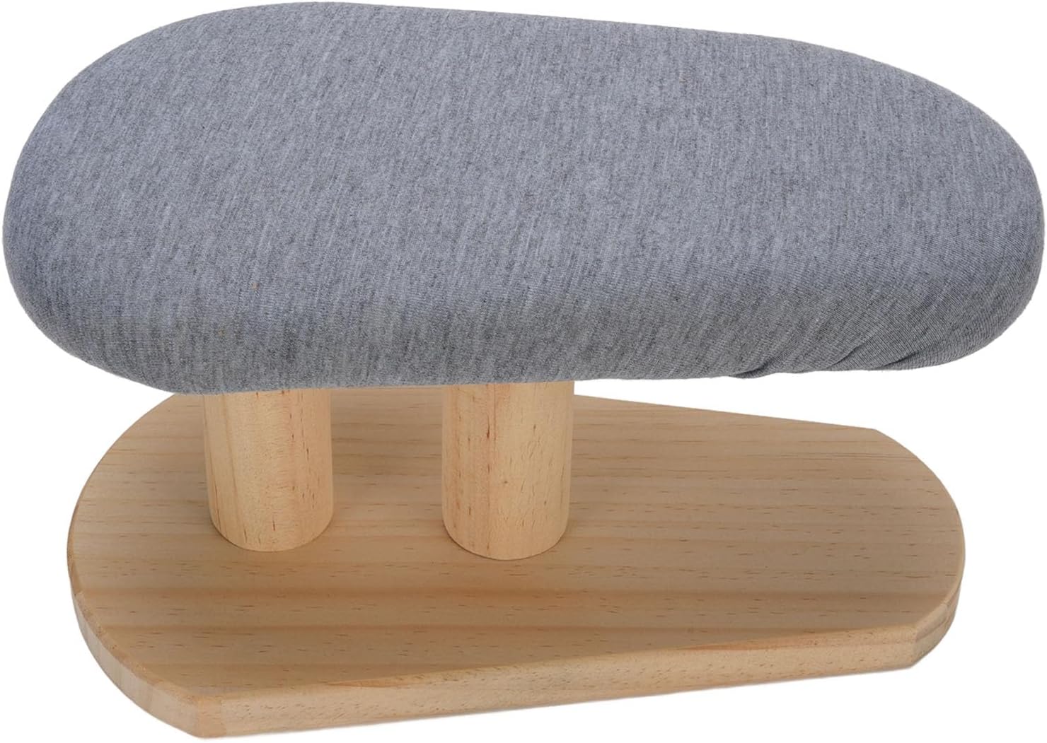 Sleeve Desk Ironing Board with Wood Support Base Portable Tabletop Ironing Stool for Home Sewing