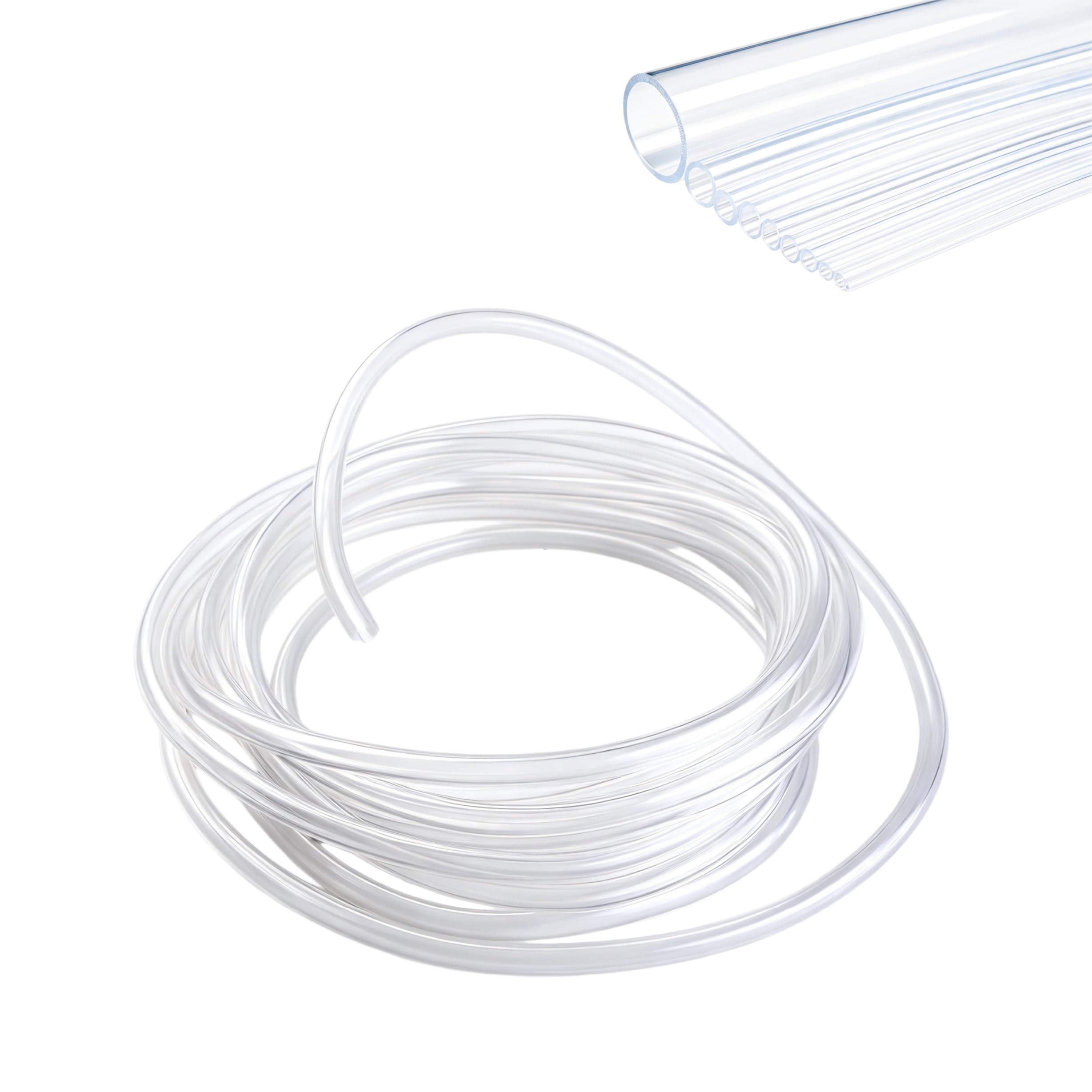 10 Meter langer, flexibler PVC-Schlauch, Wasserschlauch, Aquarienschlauch, Kunststoffschlauch, PVC-Schlauch, benzinschlauch,trinkwasserschlauch (Innendurchmesser 30 mm * Außendurchmesser 36 mm)