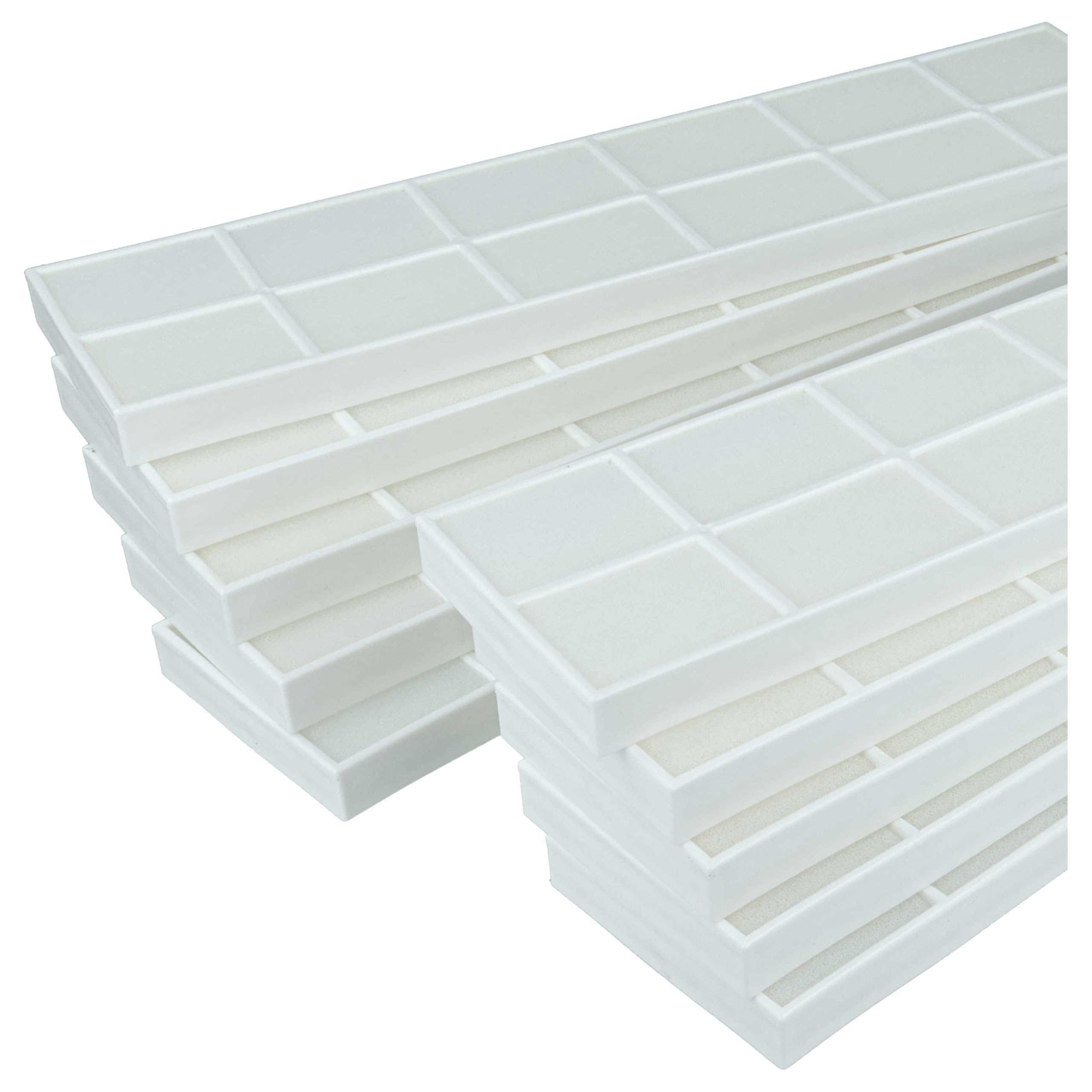 vhbw 10x filtro dell'aria G3 / ISO Coarse 30% compatibile con Zehnder CLF ventola