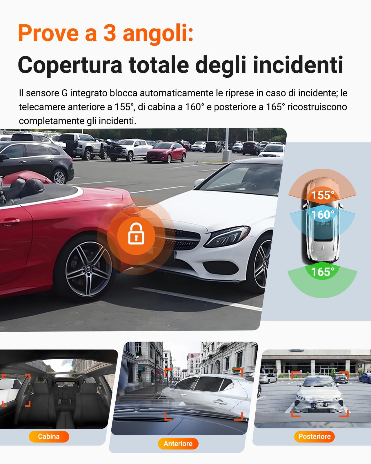VANTRUE N4 Pro S Dash Cam Auto 4K +1080P+2.7K, STARVIS 2 Telecamera per auto, Modalità Parcheggio 24H, HDR 5GHz WiFi e GPS Dashcam Fronte Retro, Super Visione Notturna, LTE Remoto Opzionale, Max 1TB