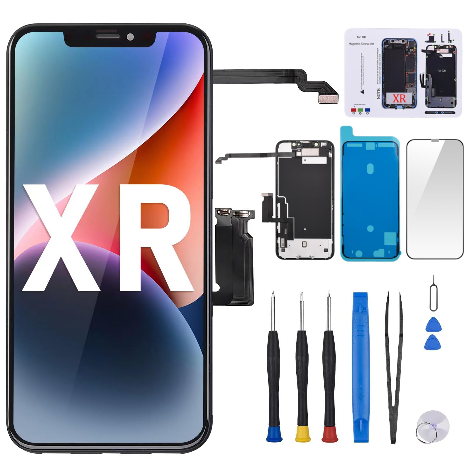 Amazon.com: Risidamoy for iPhone XR Screen Replacement 6.1