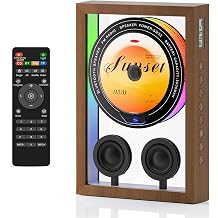 Vertical CD Player with Bluetooth 5.4,HiFi Speakers CD Player for Wall Home