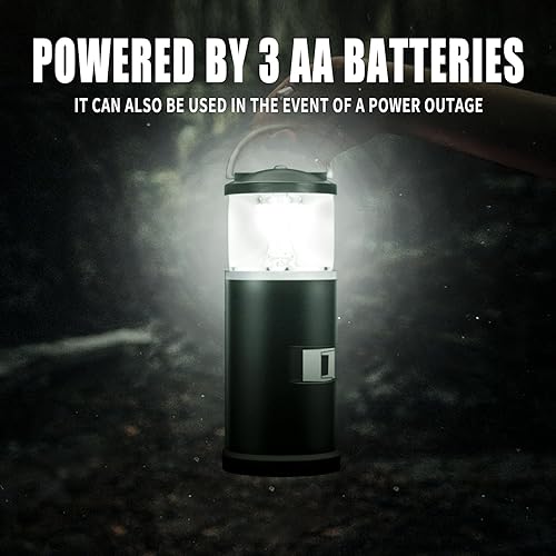 Miniatura 6 de Regalos para el Día del Padre para papá, faroles LED de campamento alimentados por batería, linterna con kit de herramientas de 15 piezas, regalos