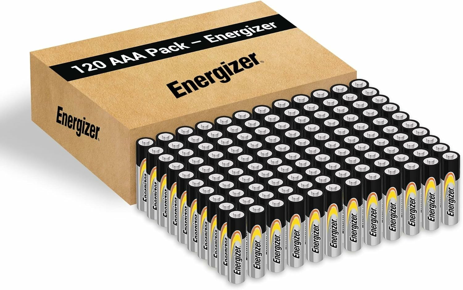 Pilas AAA Energizer pack de 120 unidades de larga duración para el hogar 6