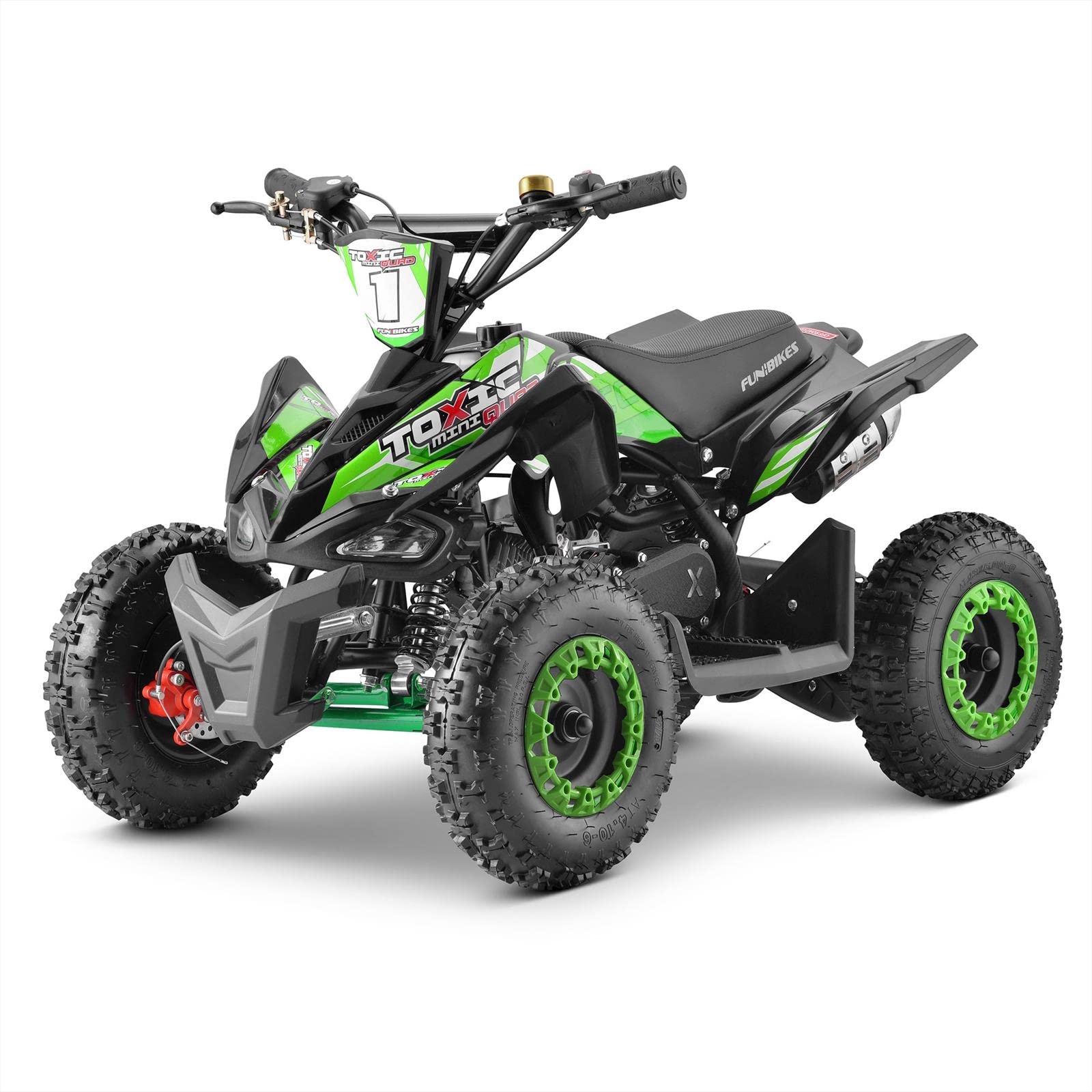 FunBikes Toxic 50cc Kids Mini Petrol Quad Bike (Green)