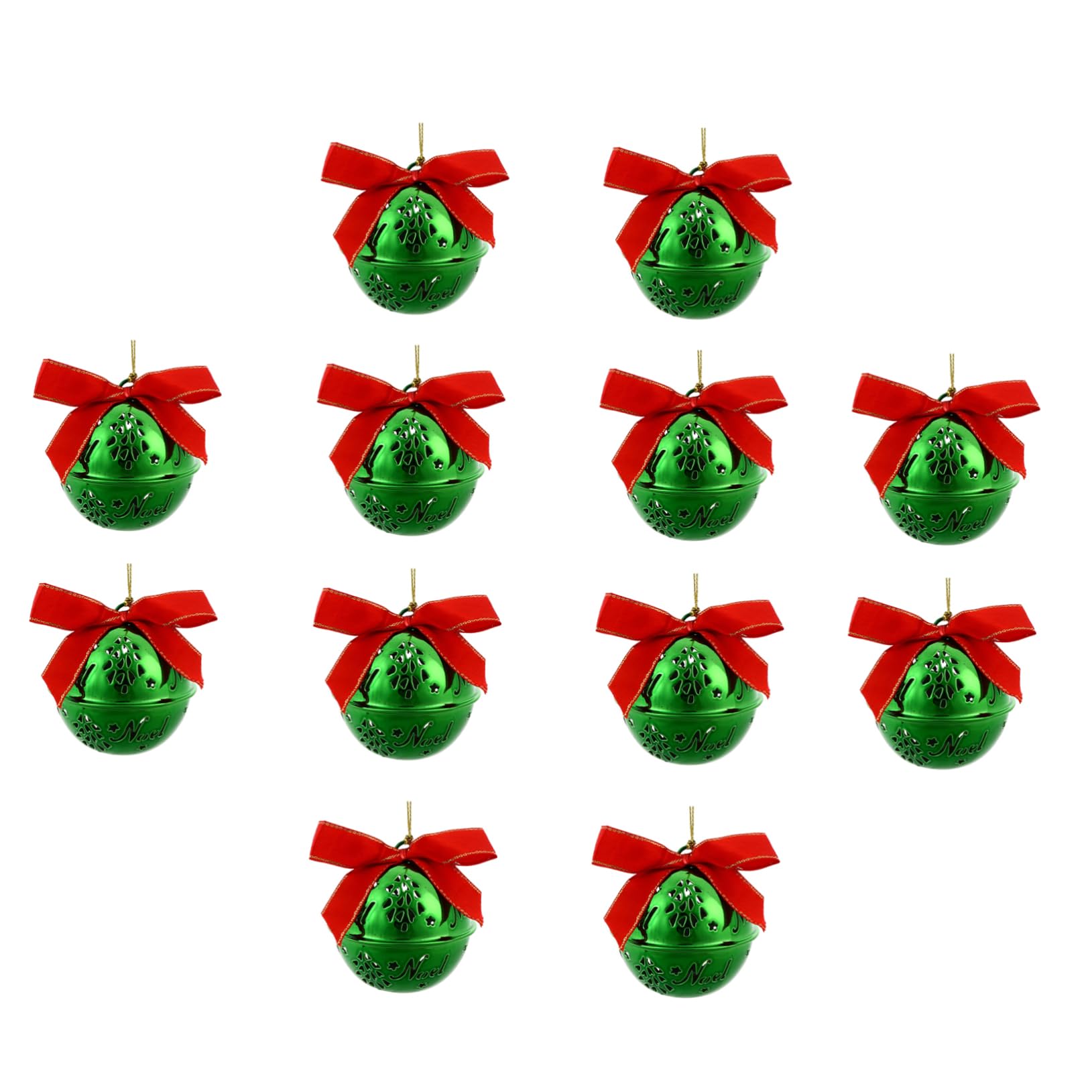 VICASKY 12pezzi Pendenti Albero Di Natale Forma Di Campanella Decorazione Natalizia Ornamento Da Appendere Decorazione Da Appendere Per Casa