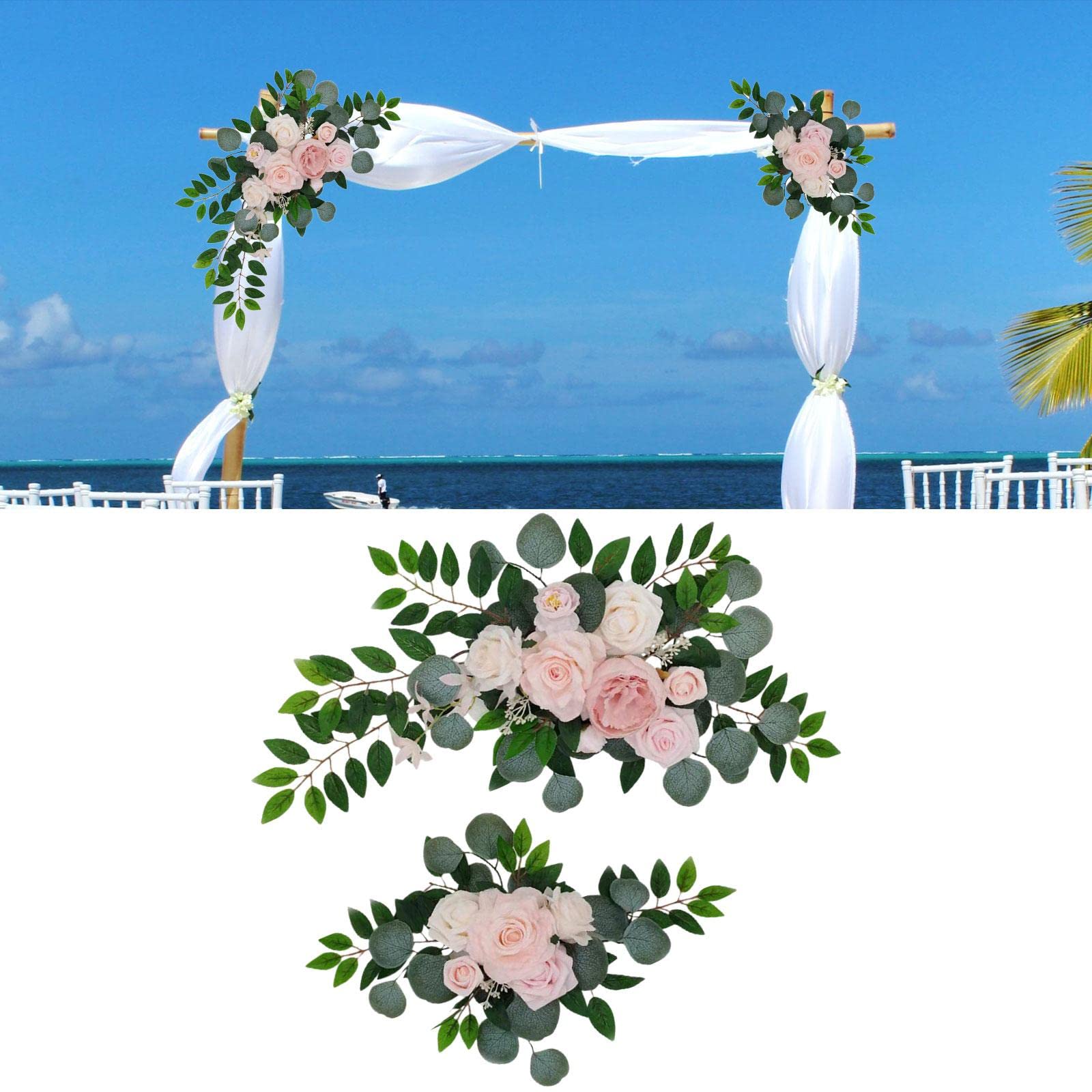 2 de Boda, Flores, Girasoles, Decoración, Estilo Rústico, para Puerta Trasera, Fiesta, Opción 3 F