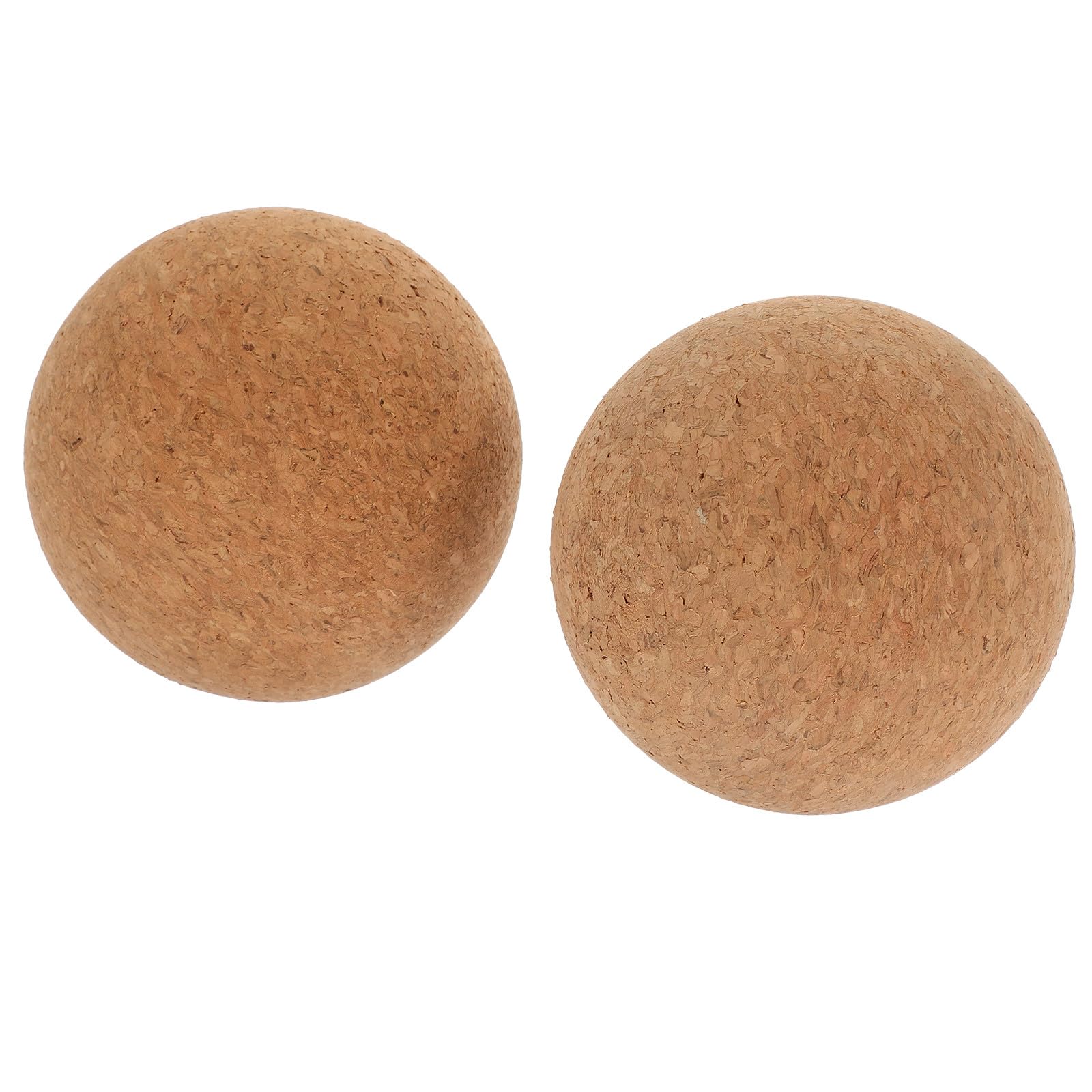 Balle de Massage en Liège 2pcs Compression Profonde des Tissus Soulagement des Tensions pour Yoga et Fitness Avant la Salle de Sport