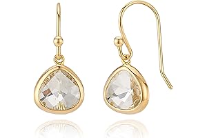 Designer Drop Cubic Zirconia Bridal Earrings