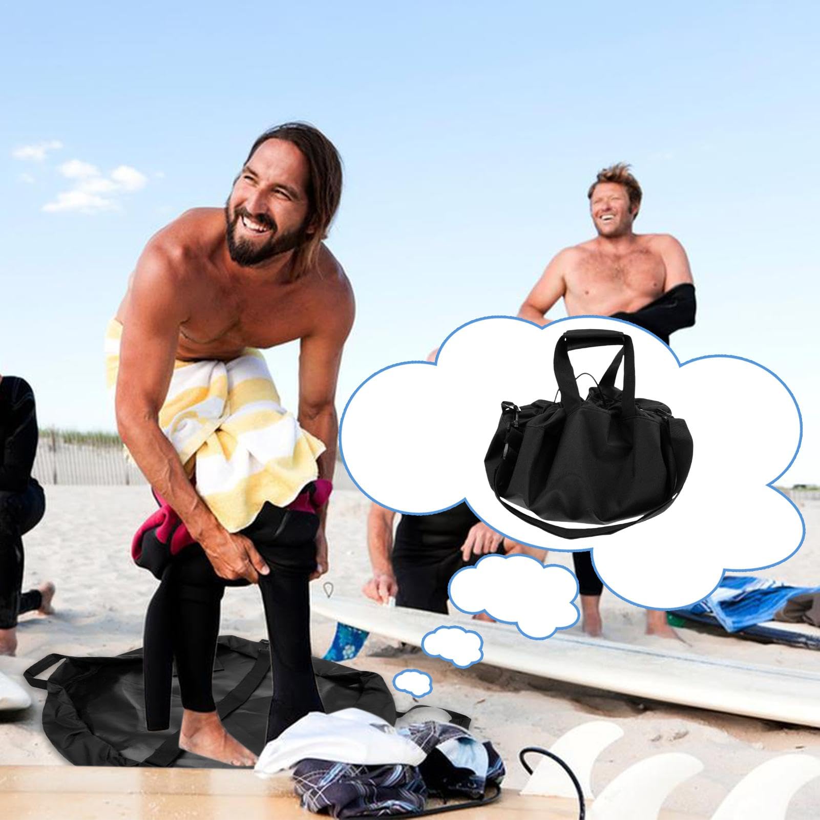 Neoprenanzug Wickelmatte - Wasserdichte Unterlage Für Surf & Schwimm