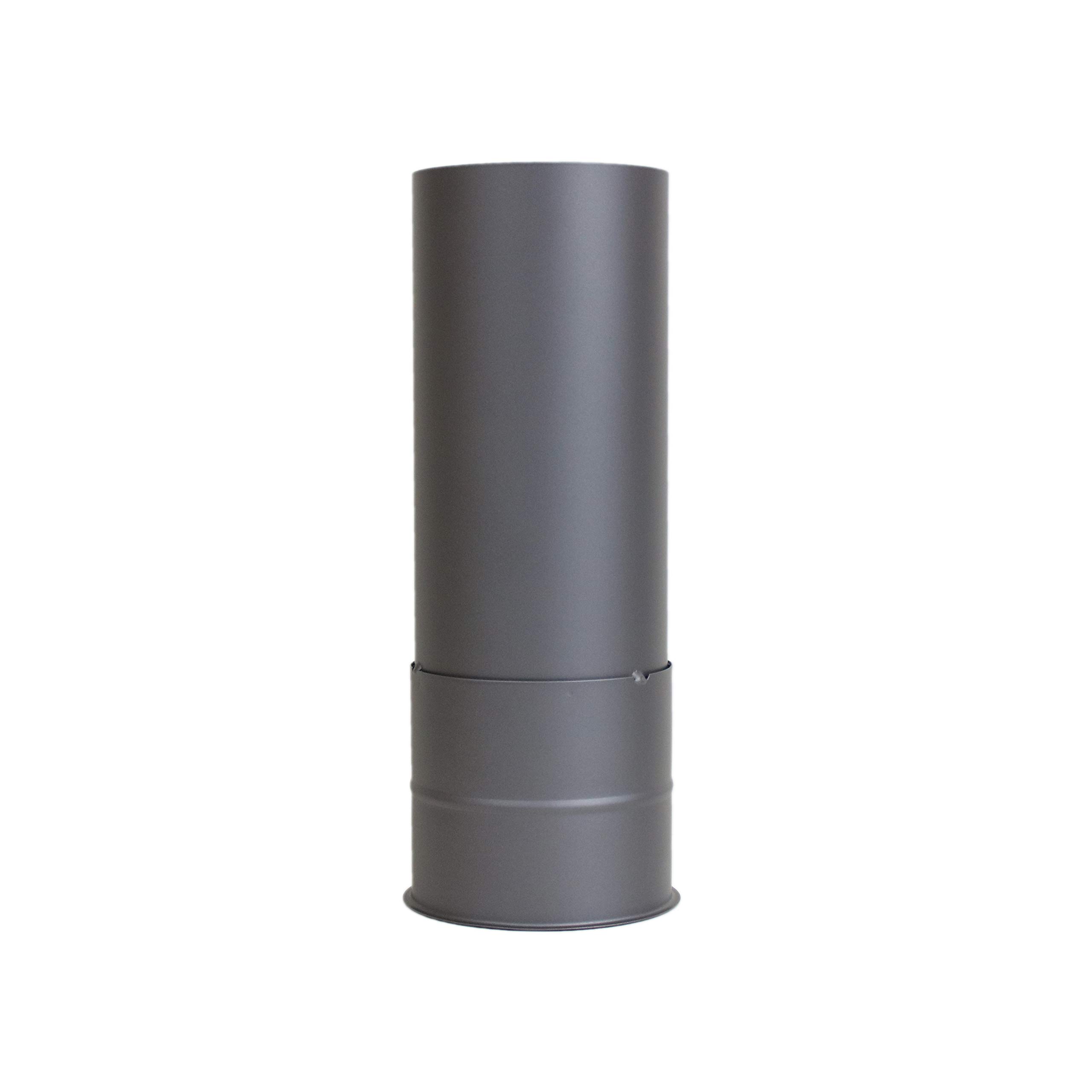 MANICOTTO FEMMINA-FEMMINA DIAM.250 ACCIAIO INOX PER CANNA FUMARIA TUBO CAMINO