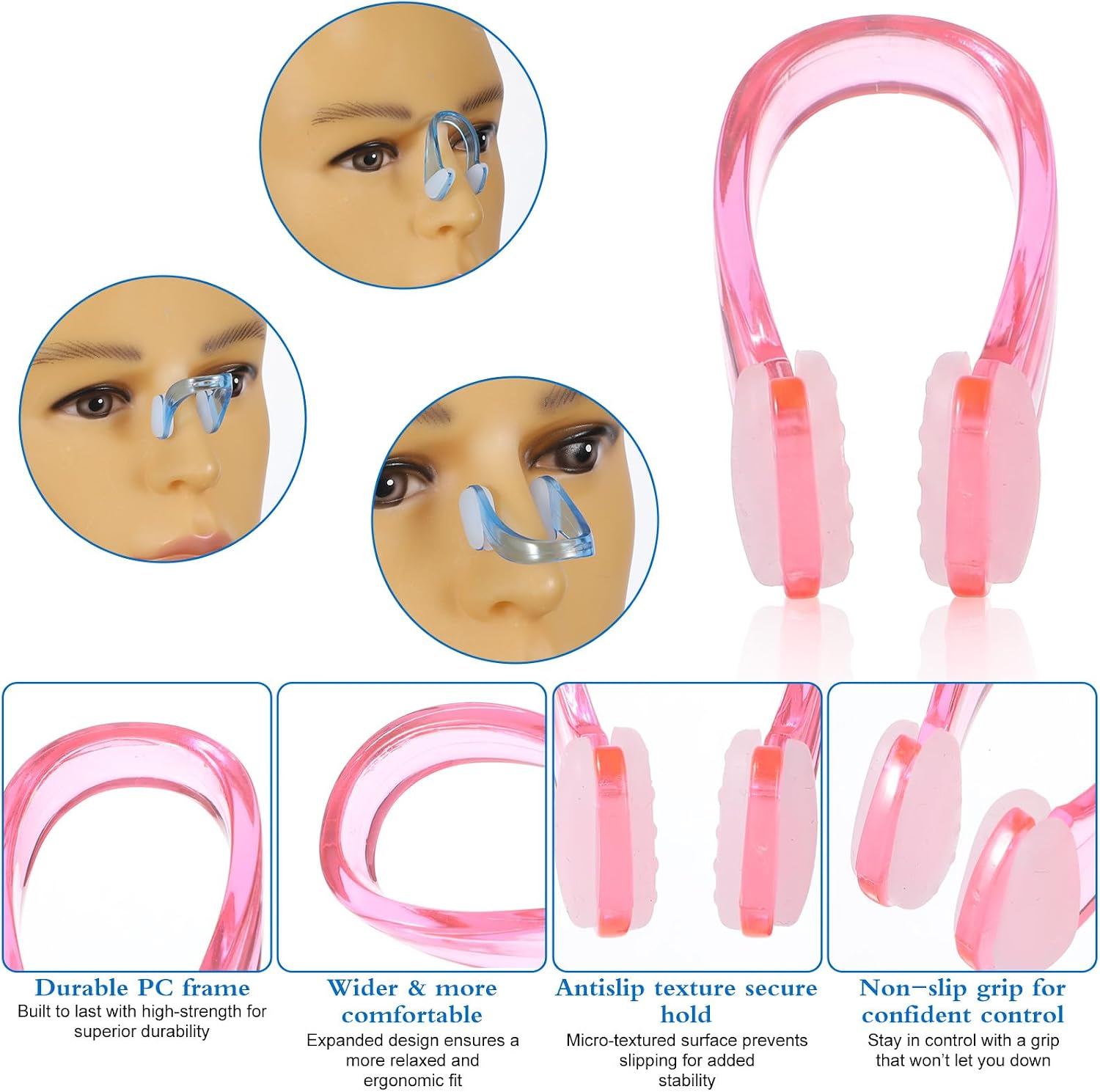 8pcs Swimming Nose Clip Kids,Soft Kids Nose Plugs for Swimming image 5