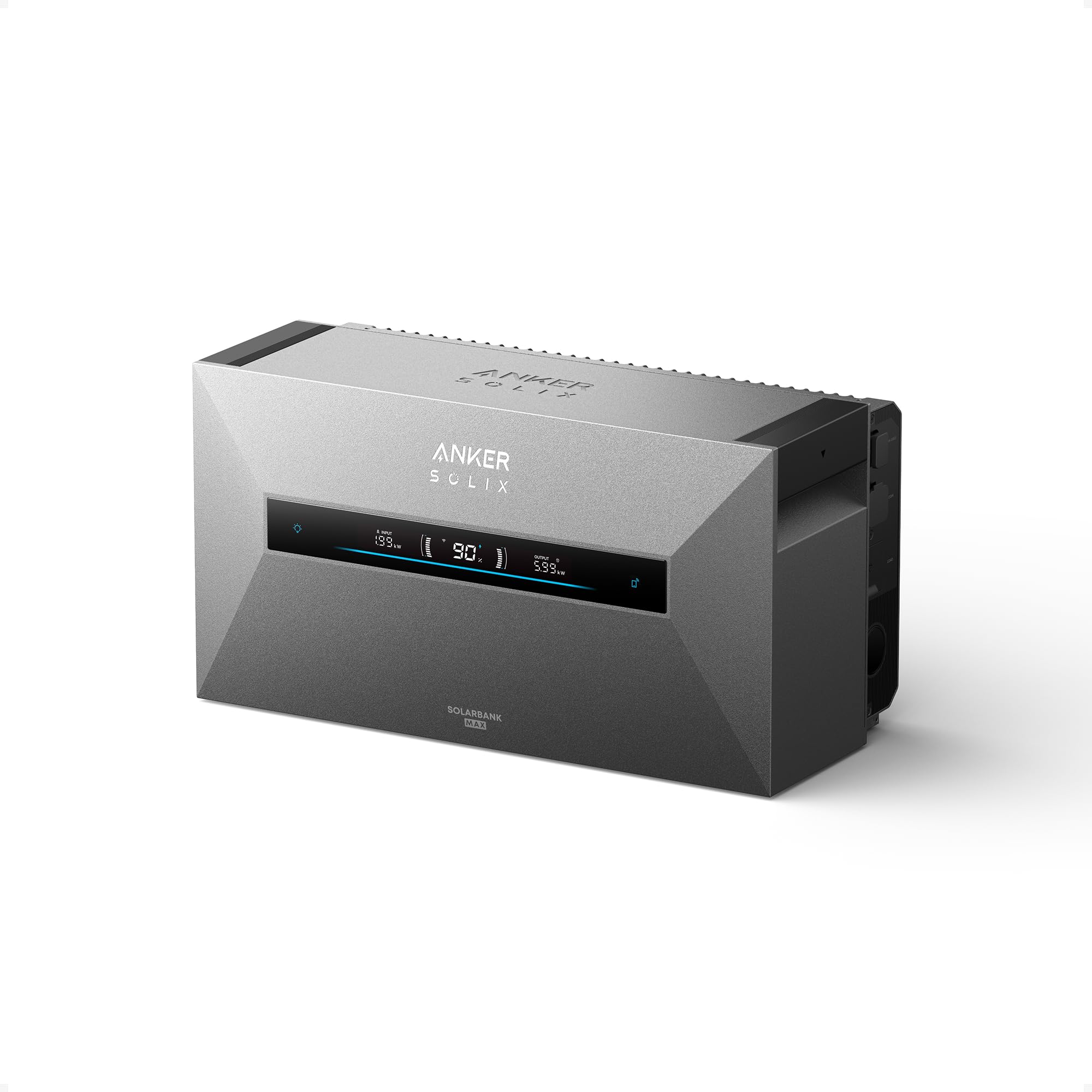 Anker SOLIX Solarbank Max AC, Balkonkraftwerk mit Speicher 7Kwh 3500W, All-in-One Plug&Play Heimspeicher, 10000 Zyklen, 5 Min Installation, Solaranlage mit Wechselrichter