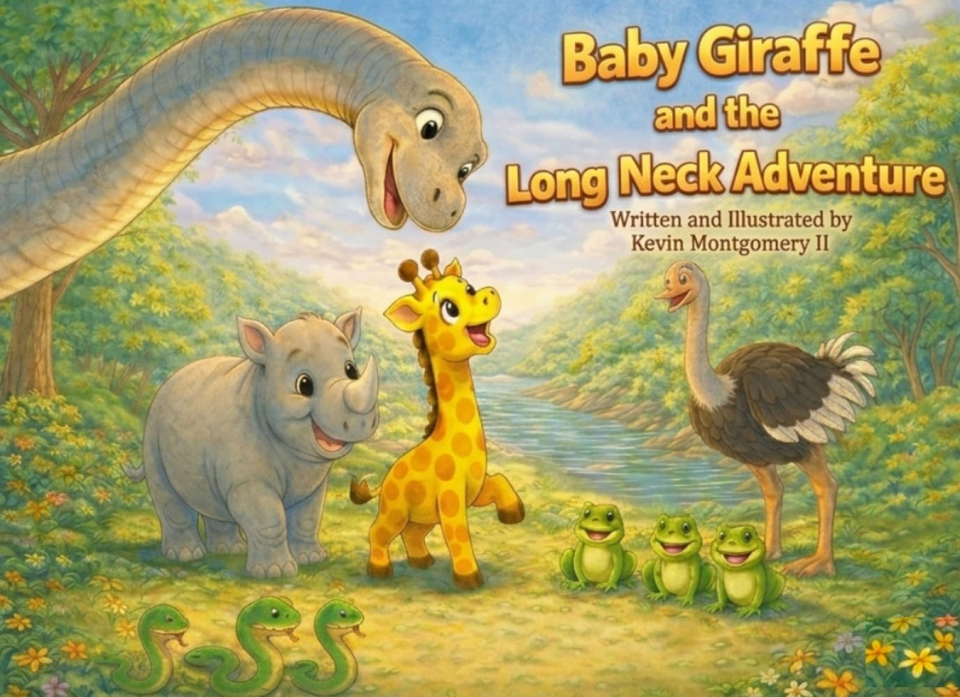 Baby Giraffe and the Long Neck Adventure