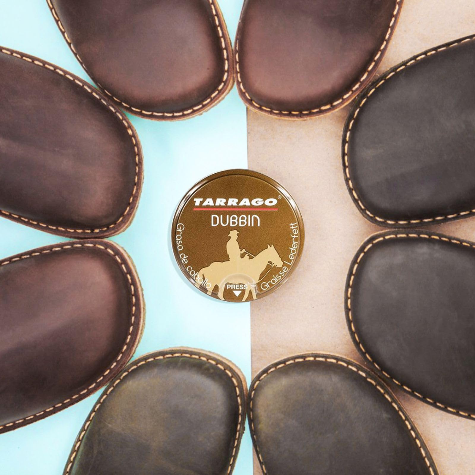 Tarrago | Dubbin 100 ml | Grasa de Caballo Nutritiva para Cuero Liso o Engrasado | Para Zapatos, Textil y Accesorios de Piel Como Bolsos o Marroquinería