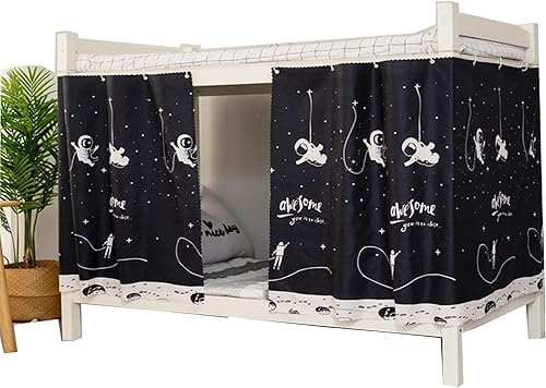 Vista 55 de Dorm Home Bunk Nets Bed Curtains Cloth Bed Canopy Blackout College Students Shading Nets Breathable Single Sleeper