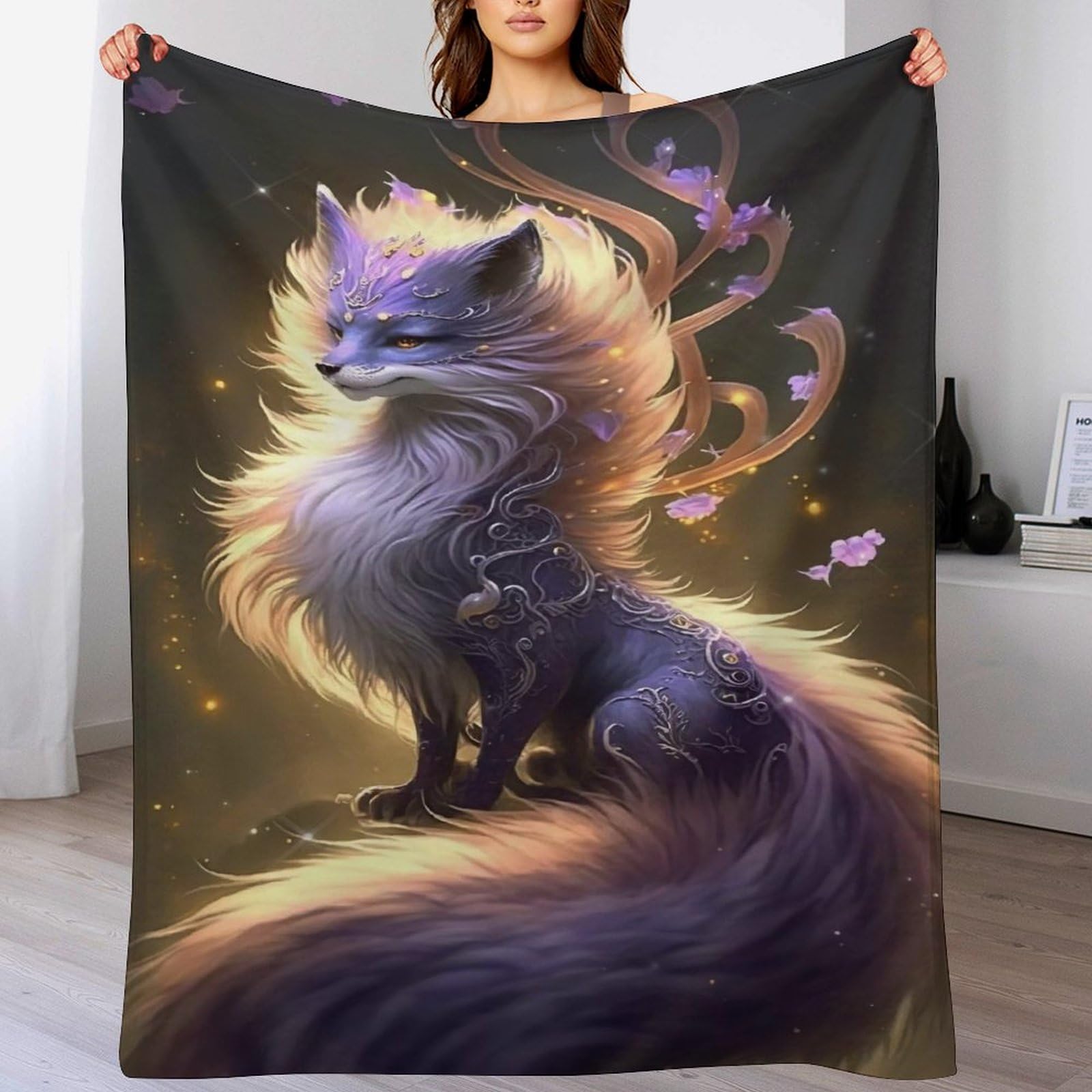 Manta de franela de zorro un regalo original y suave para sorprender en invierno