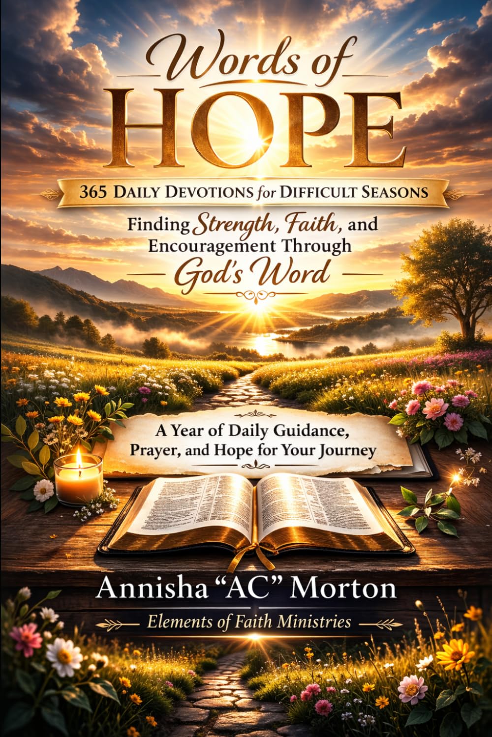 Words of Hope: 365 Daily Devotions for Difficult Seasons: Finding Strength, Faith, and Encouragement Through God’s Word