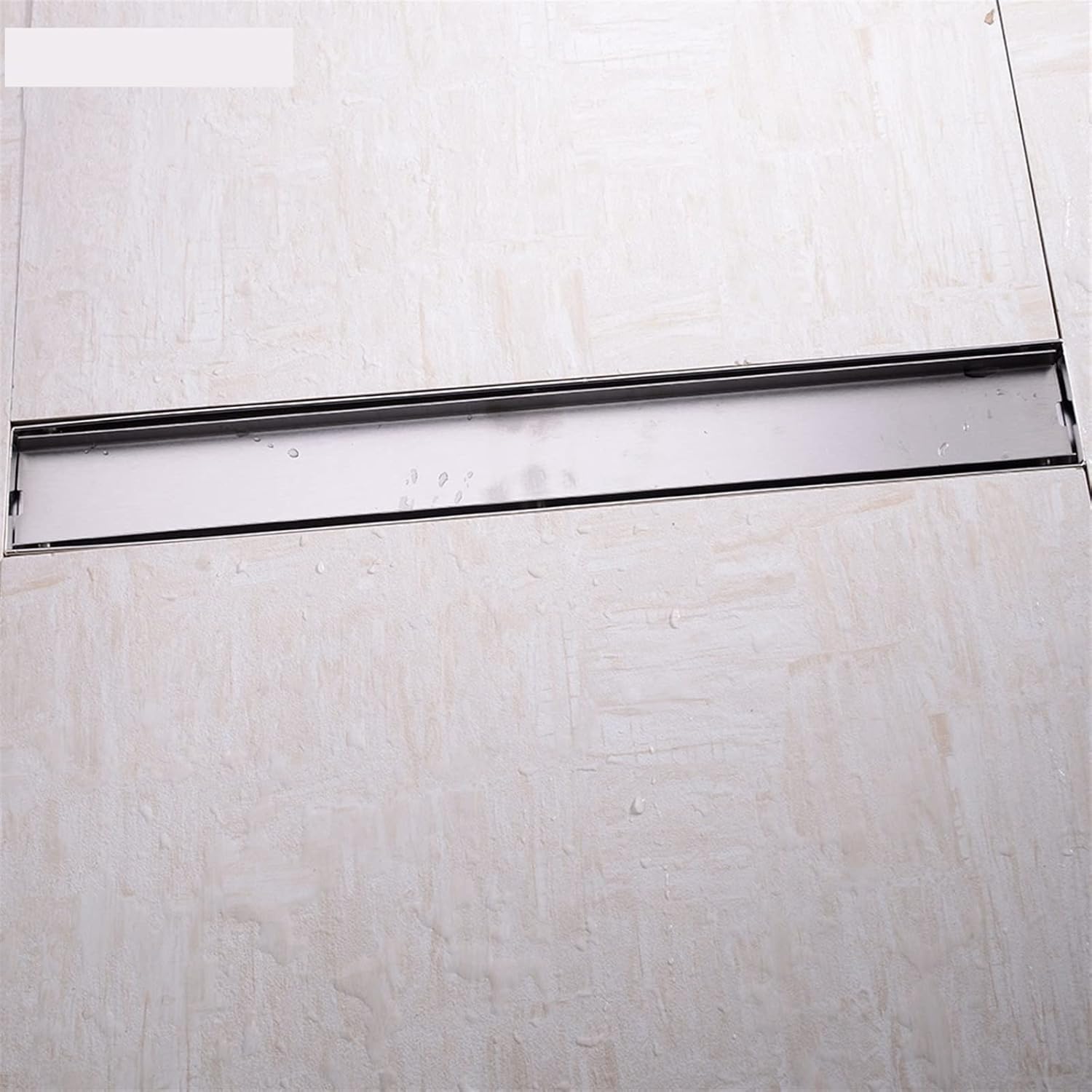 304 Stainless Steel 50cm Tile Insert Rectangular Linear Floor Drain Bathroom Hardware Invisible Shower 1Pcs
