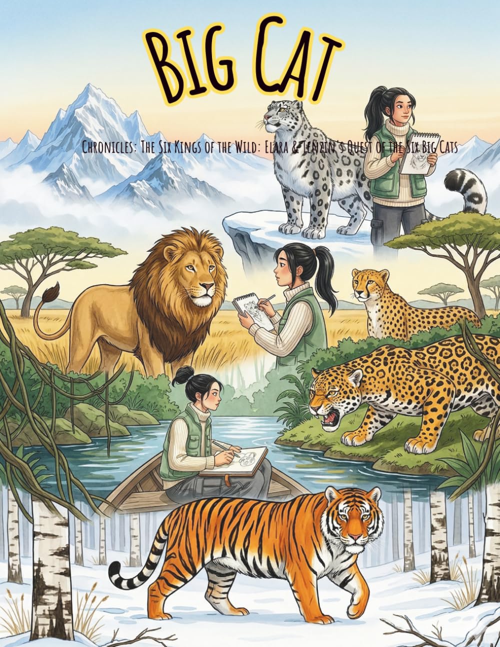 Big Cat Chronicles: The Six Kings of the Wild: Elara & Tenzin's Quest of the Six Big Cats
